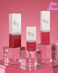 Krx Aesthetics Anti Acne Skincare Set against a pink background at Skin Accord