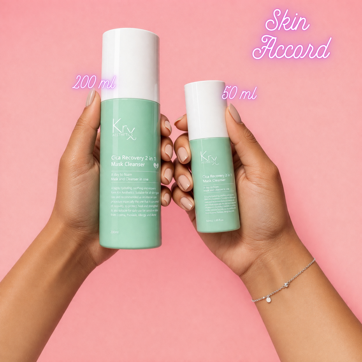 KRX Aesthetics Cica Recovery 2 in 1 Cleanser | Korean Skincare