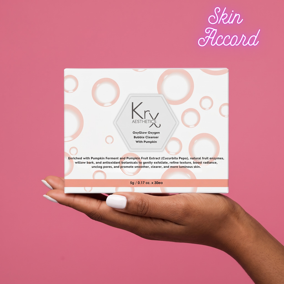 KRX OxyGlow Pumpkin Bubble Cleanser