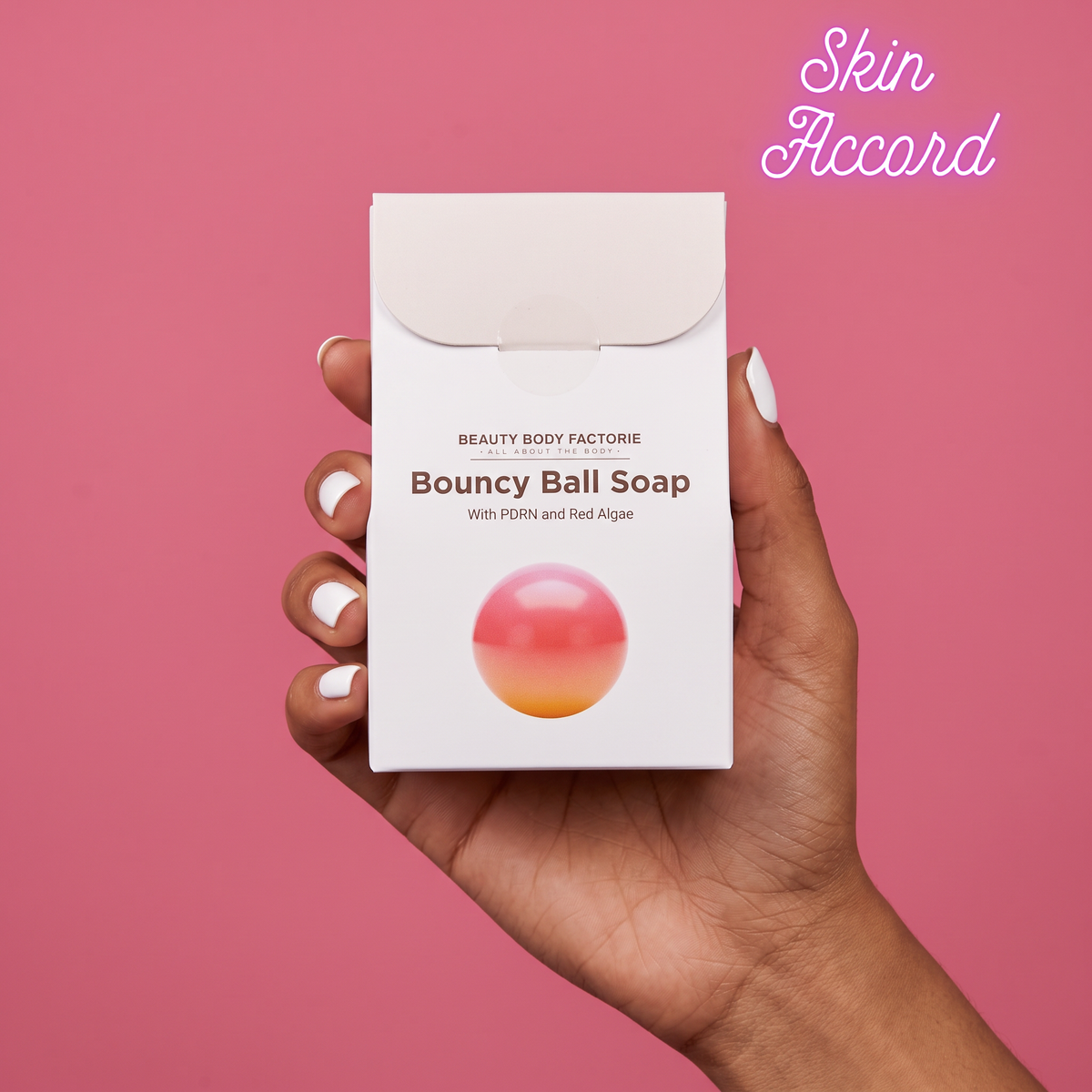 KRX Aesthetics Beauty Body Factorie Bouncy Ball Soap with PDRN