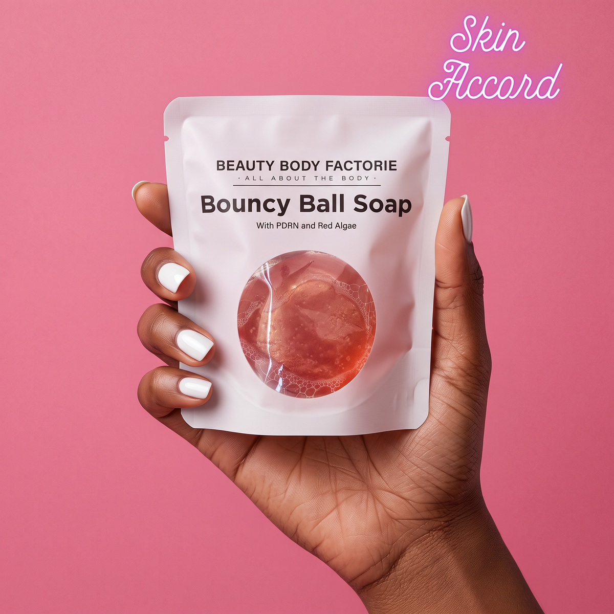 KRX Aesthetics Beauty Body Factorie Bouncy Ball Soap with PDRN
