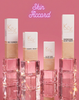 KRX Aesthetics All Day Glow Skincare Set against a pink background
