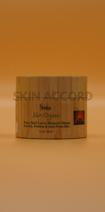Shir-Organic Red Lava Mineral Mask  (Oily , Combination, Acne Prone & Congested Skin)