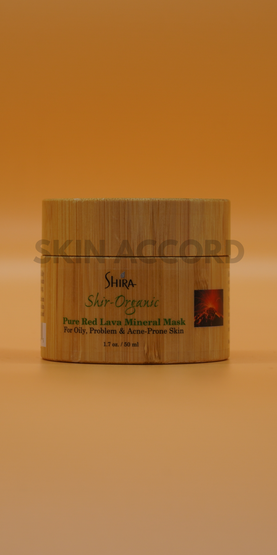 Shir-Organic Red Lava Mineral Mask  (Oily , Combination, Acne Prone & Congested Skin)